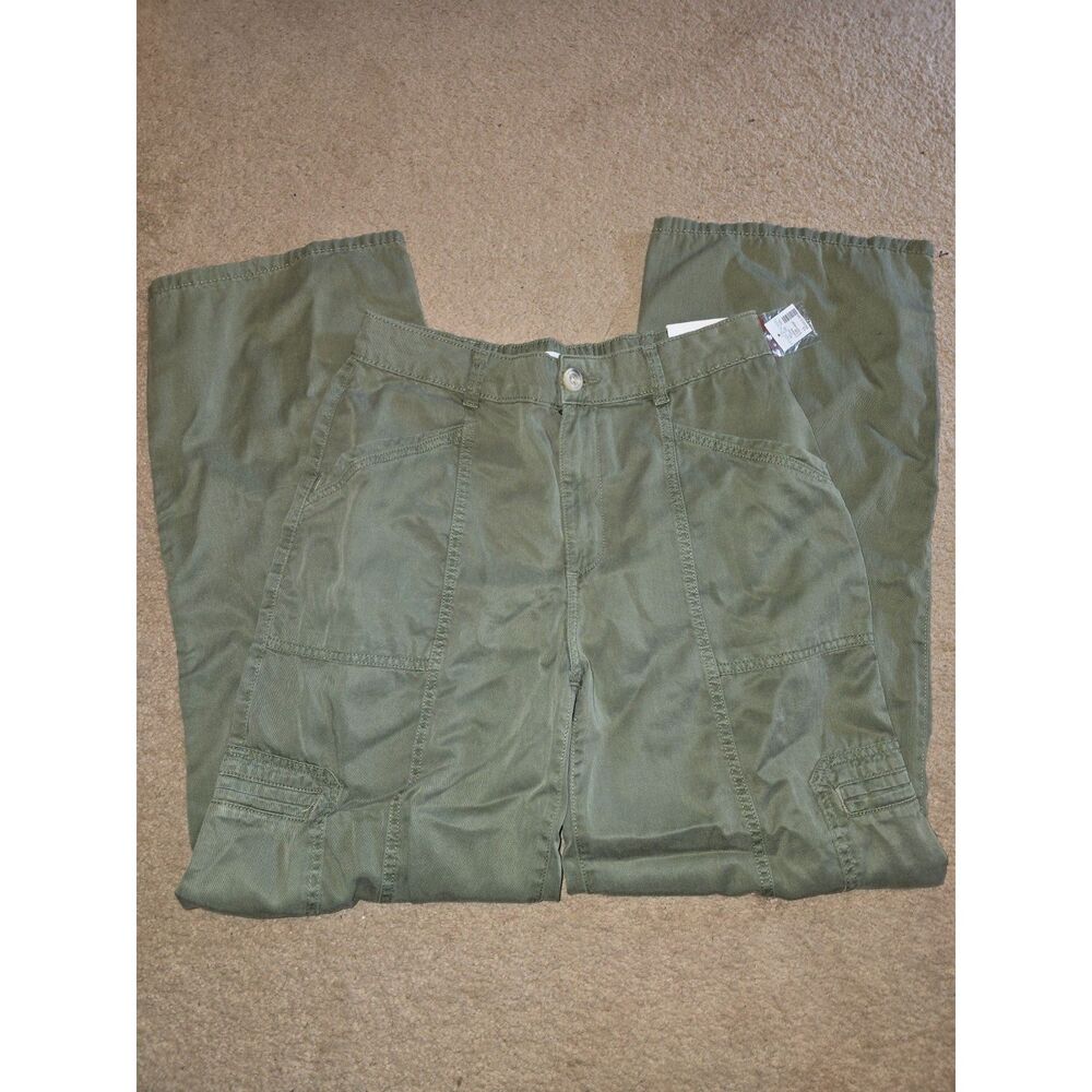 Maurices Going Places Utility Pant Olive Green Sz 10 REG NWT
